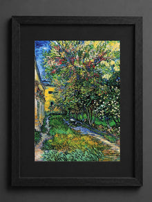 Vincent Van Gogh - The Garden of the Asylum at Saint-Rémy - (mockup) - CZCZ