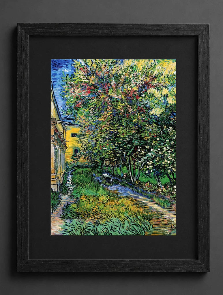 Vincent Van Gogh - The Garden of the Asylum at Saint-Rémy - (mockup) - CZCZ