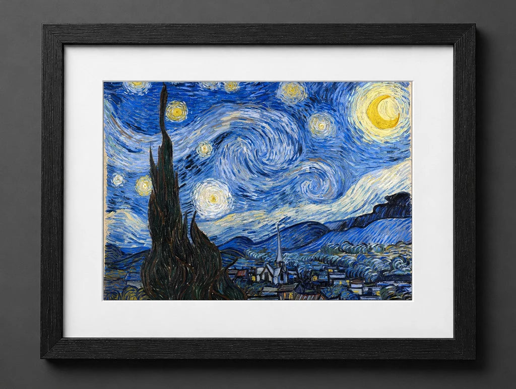 Vincent Van Gogh - The Starry Night - (mockup) - CZB