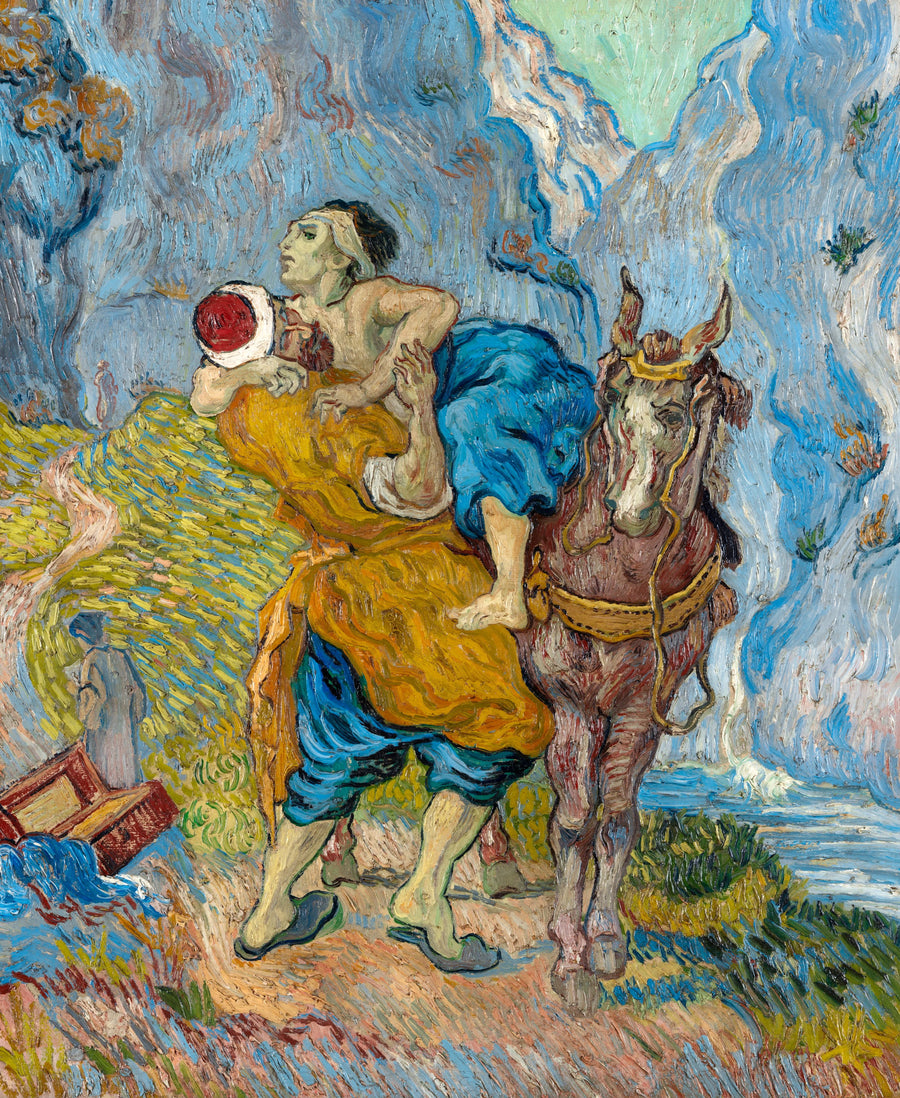 Vincent Van Gogh - Miłosierny Samarytanin (wg Delacroix)