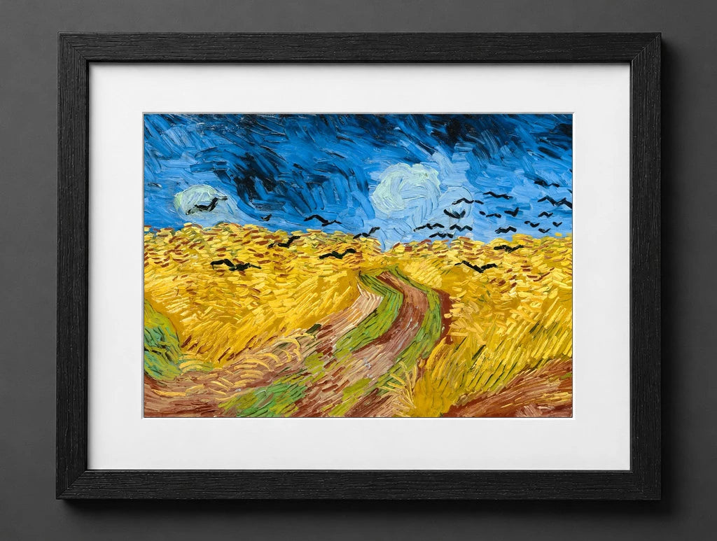 Vincent Van Gogh - Wheatfield with Crows - (mockup) - CZB