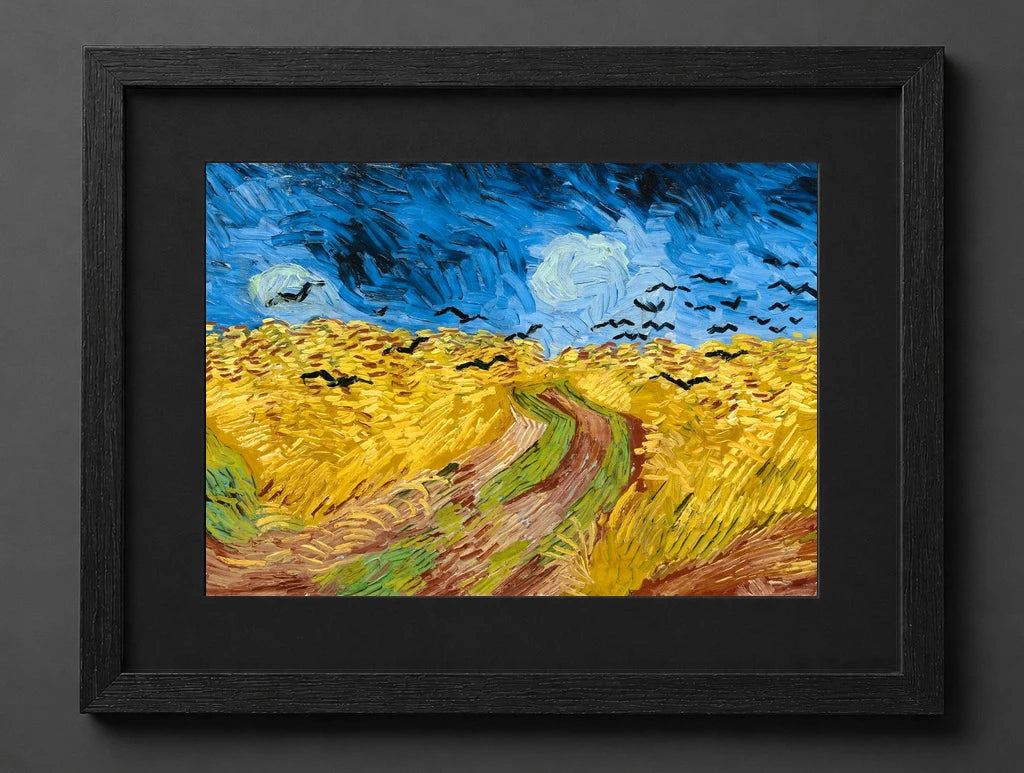 Vincent Van Gogh - Wheatfield with Crows - (mockup) - CZCZ