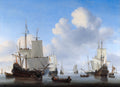 Willem Velde - Dutch Ships in a Calm Sea (Full)