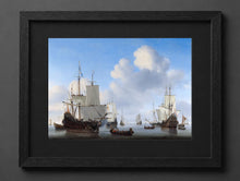 Willem Velde - Dutch Ships in a Calm Sea - (mockup) - CZCZ