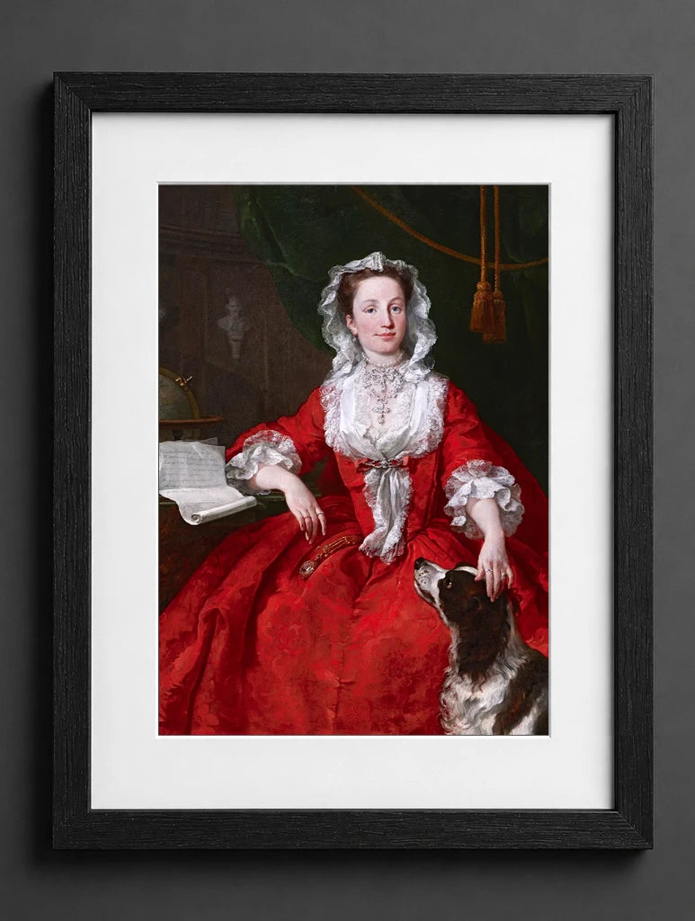 William Hogarth - Miss Mary Edwards - (mockup) - CZB
